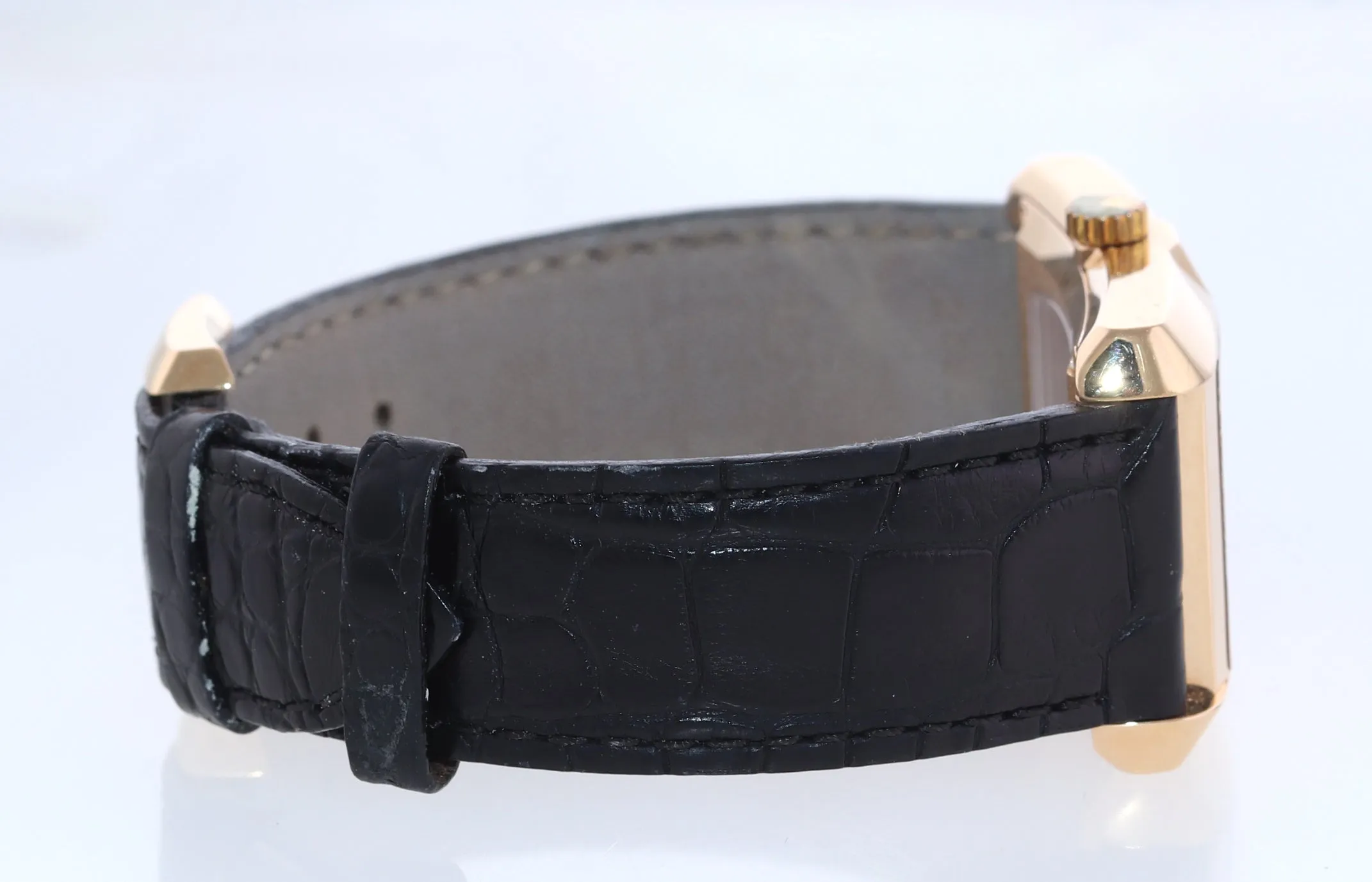 RARE Concord Delirium 18k Rose Gold 28mm Jump Hour 52 N5 1460.1 Manual Watch