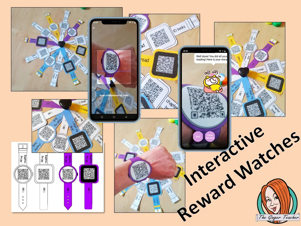 Reading Achievement Interactive Reward Watches