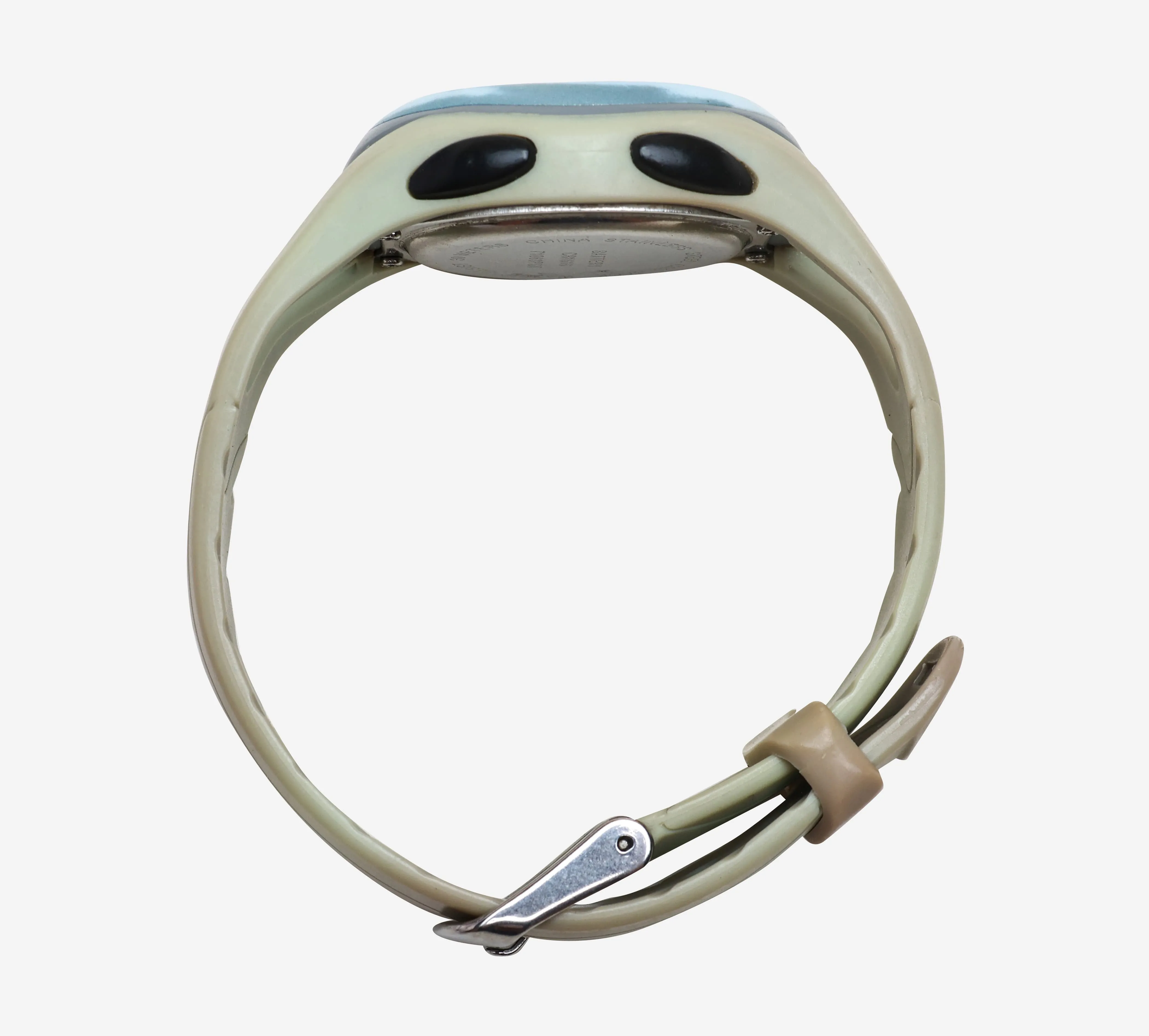 Rewound Blue and Cream Quartz Digital Watch