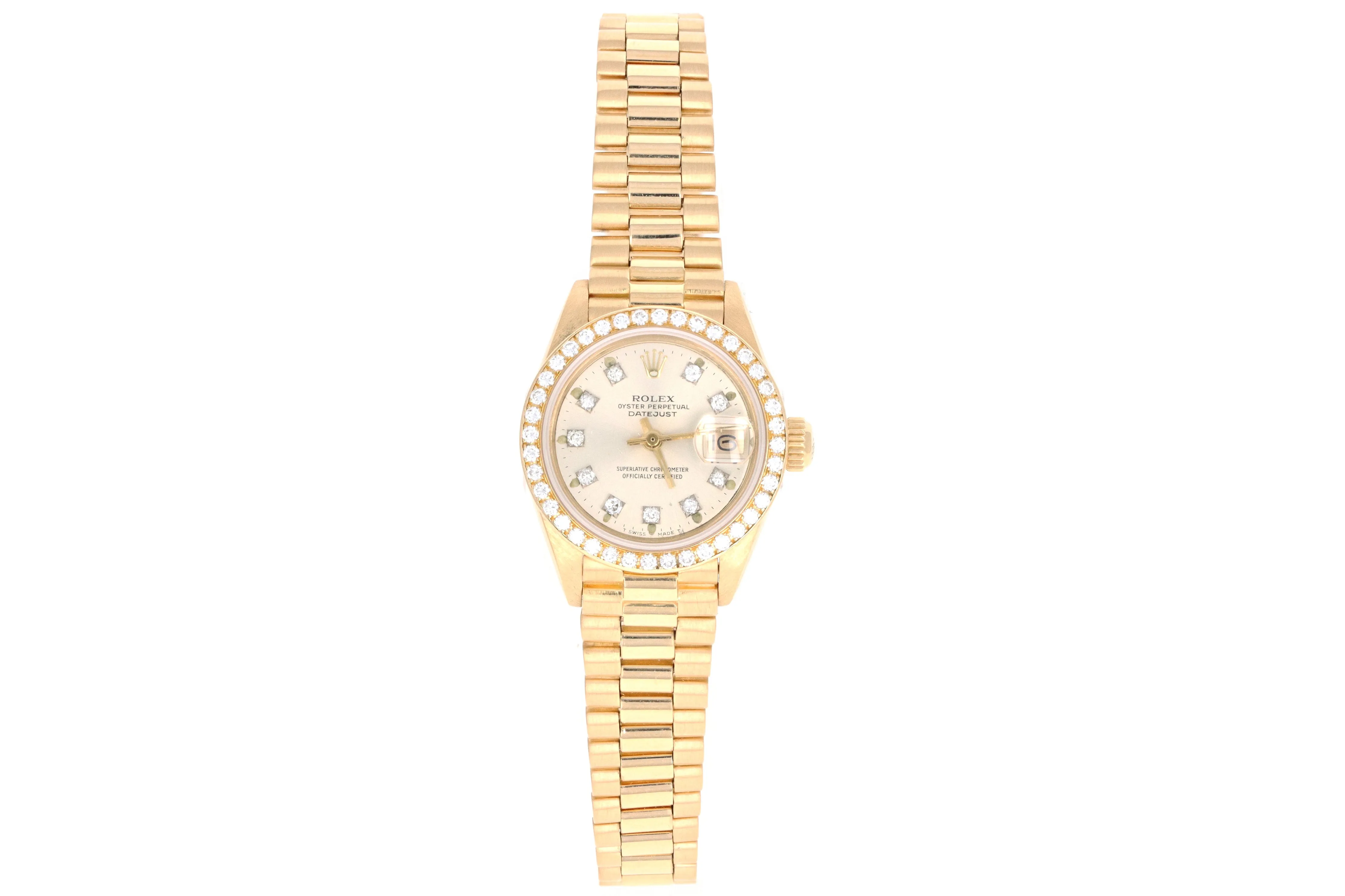 Rolex 18k yellow gold 26mm President Model 6917