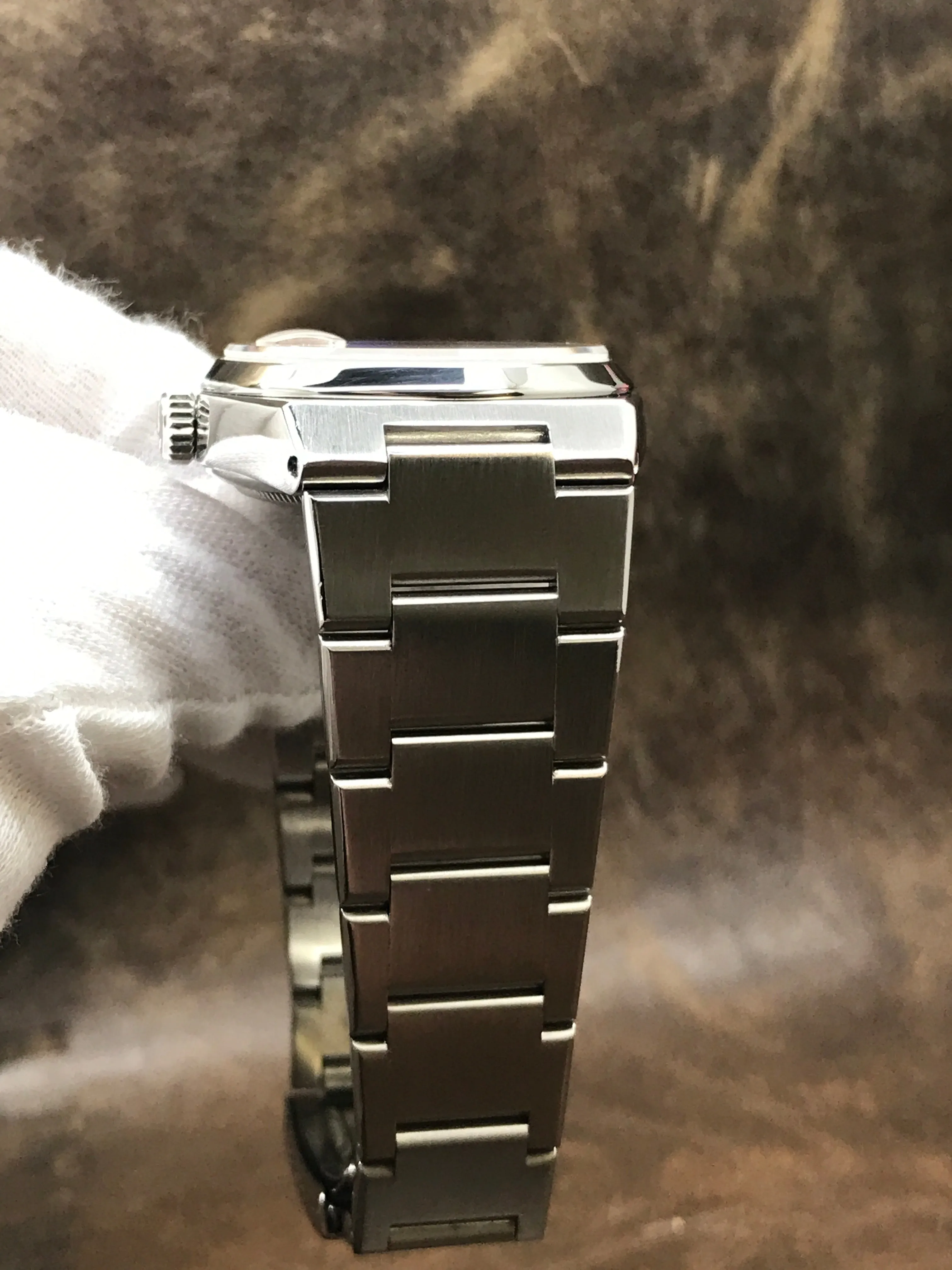 Rolex Datejust Oysterquartz 17000 Custom Salmon Diamond Dial Quartz Watch