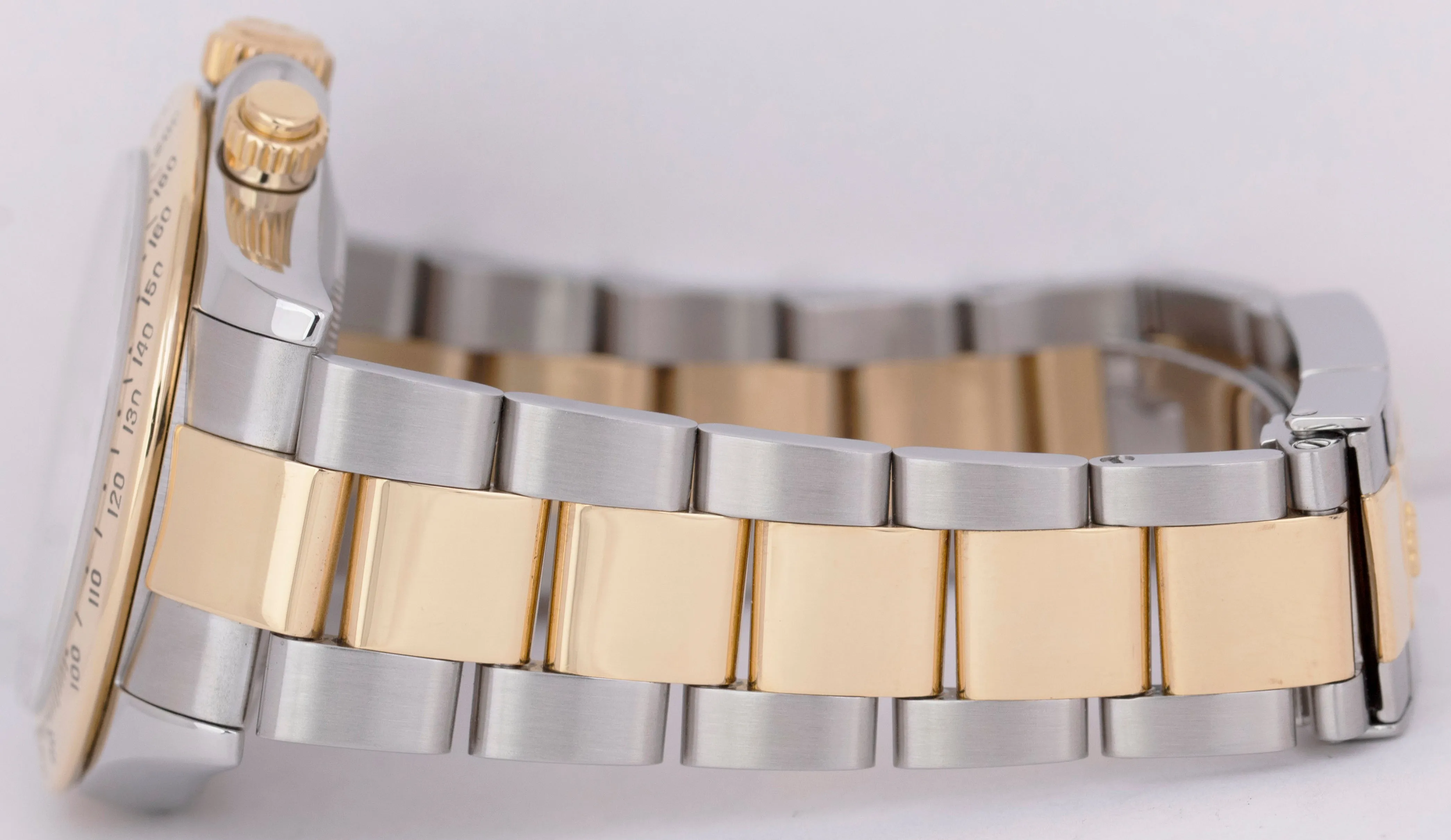 Rolex Daytona Cosmograph 40mm MOTHER OF PEARL Two-Tone Gold Steel Watch 116523