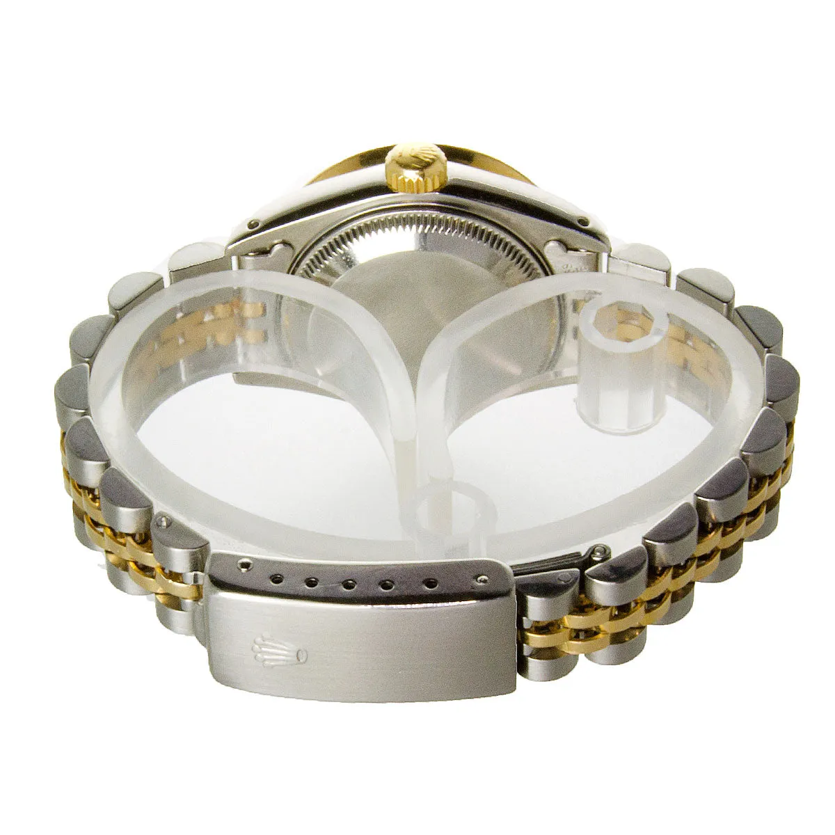 Rolex Lady Datejust SS/18K with Diamond Bezel