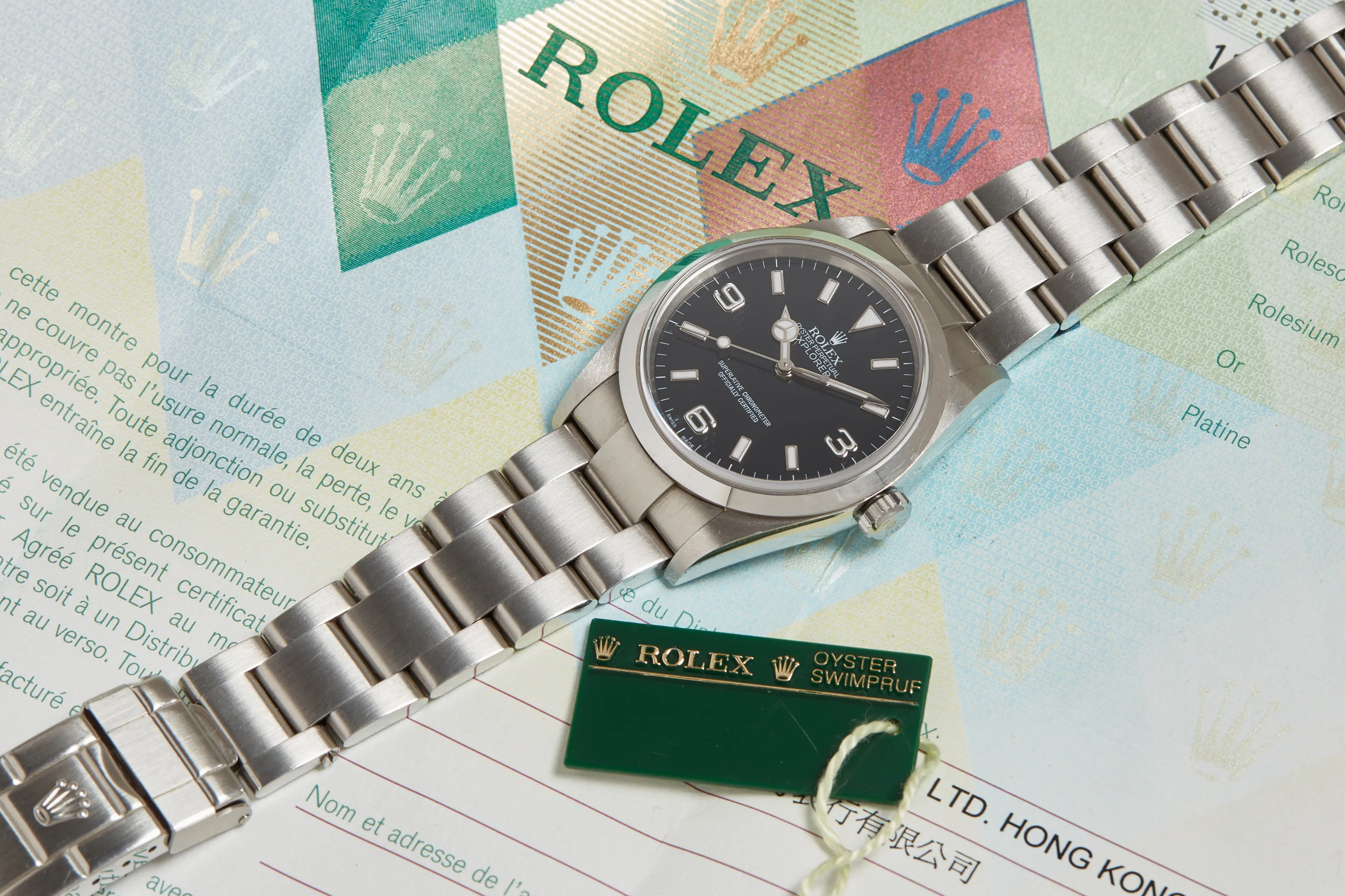 Rolex Oyster Perpetual Explorer with Papers 2004