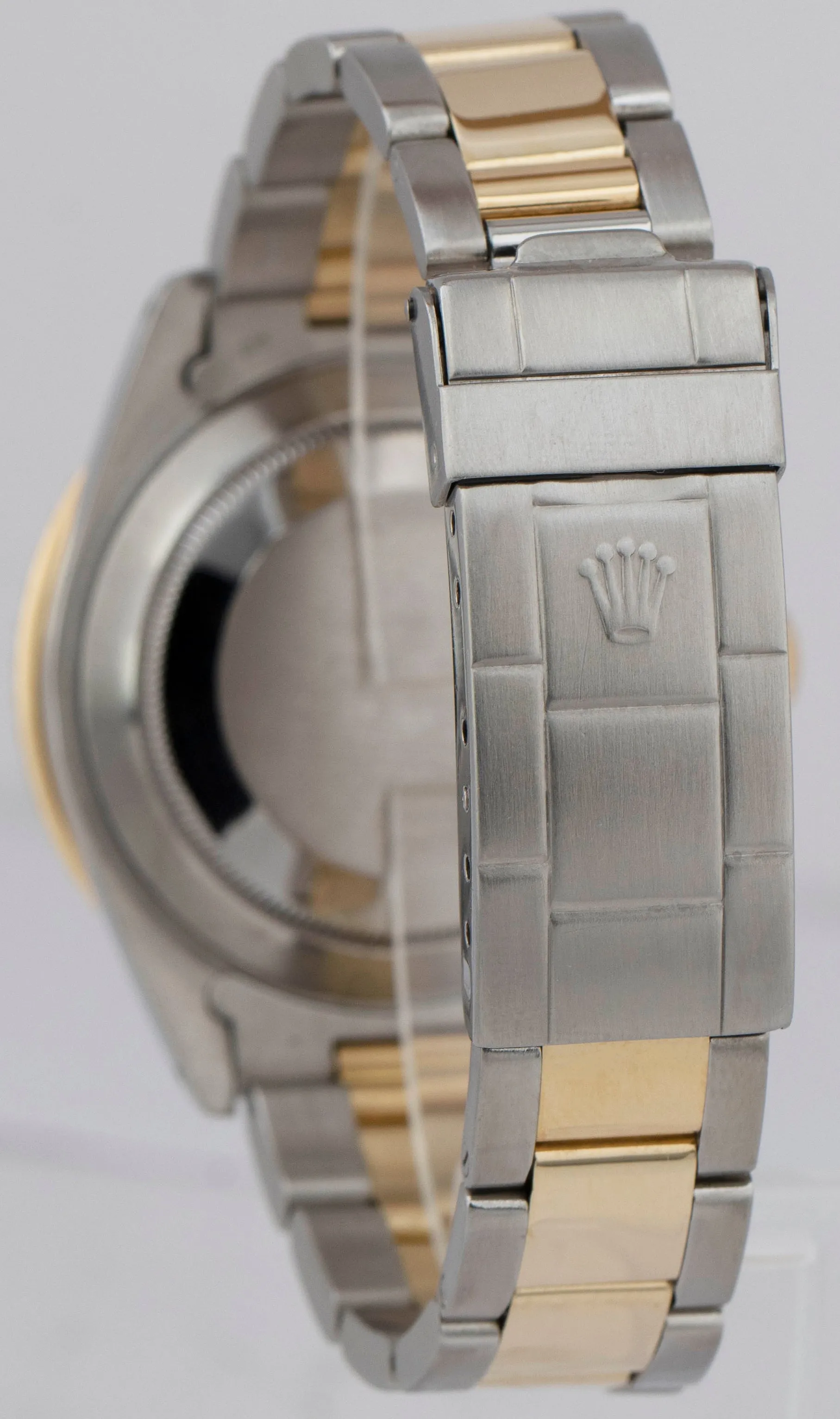 Rolex Submariner Date 18K Yellow Gold DIAMOND Stainless Blue 40mm Watch 16803