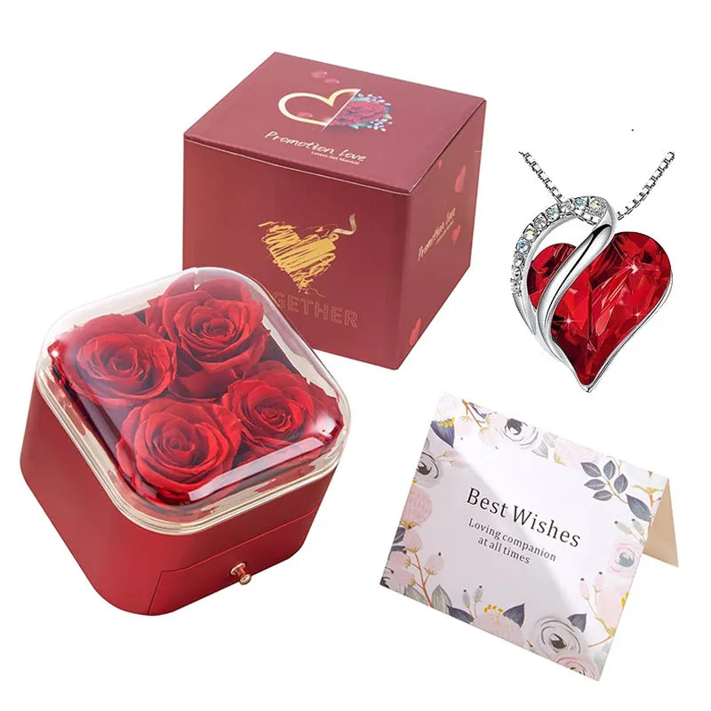 Rose Jewelry Storage Packaging Box