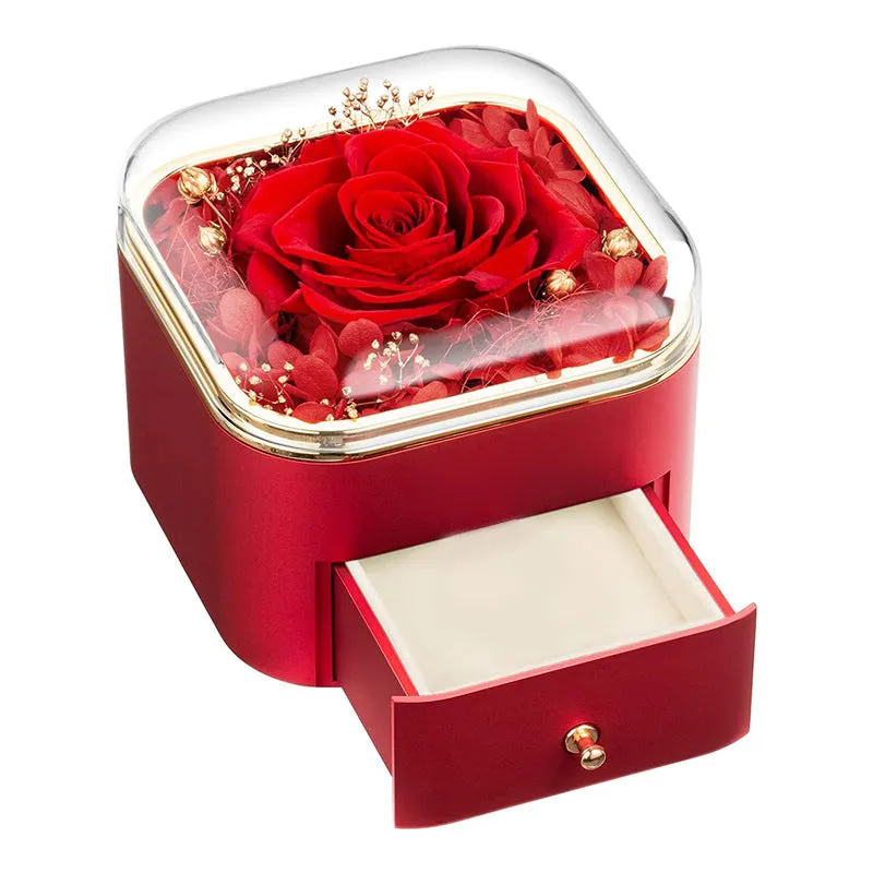 Rose Jewelry Storage Packaging Box