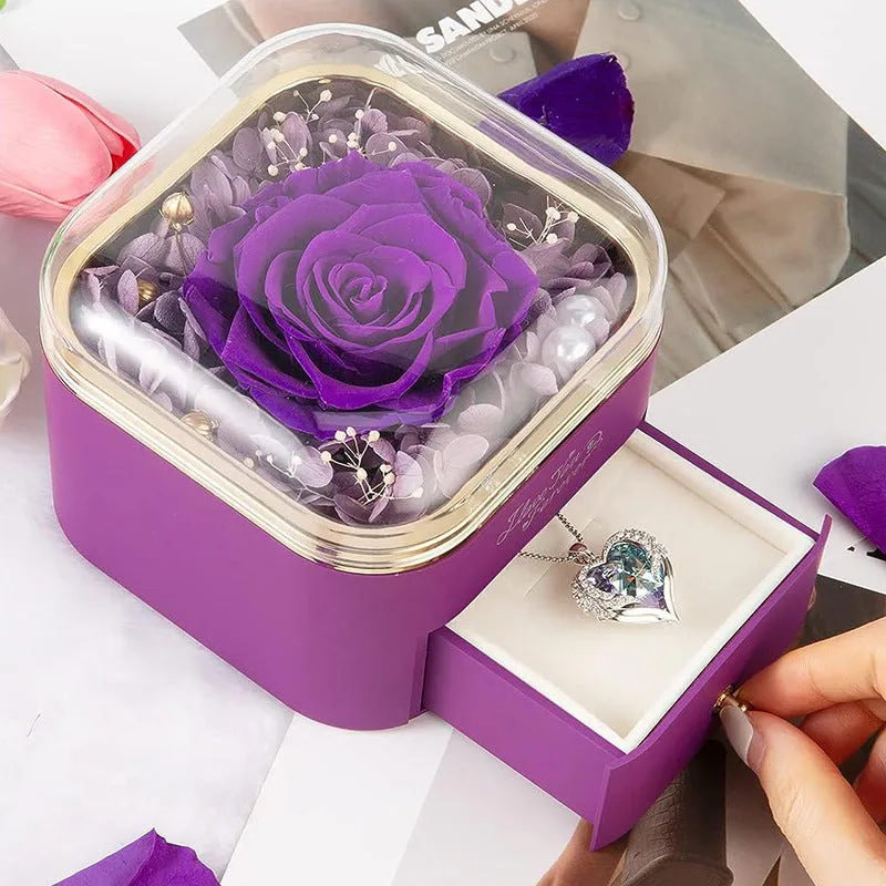 Rose Jewelry Storage Packaging Box