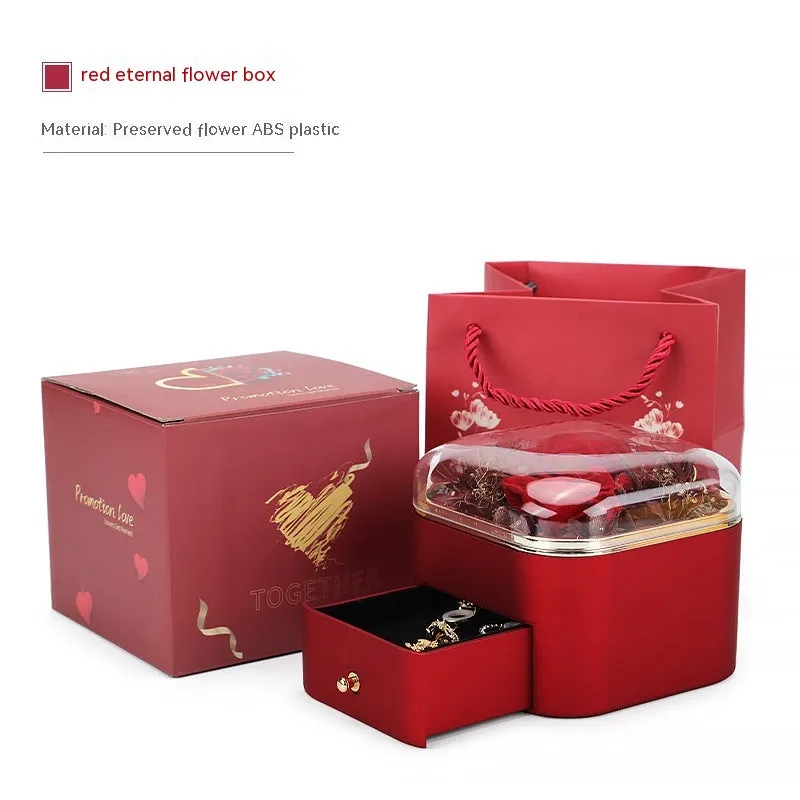 Rose Jewelry Storage Packaging Box