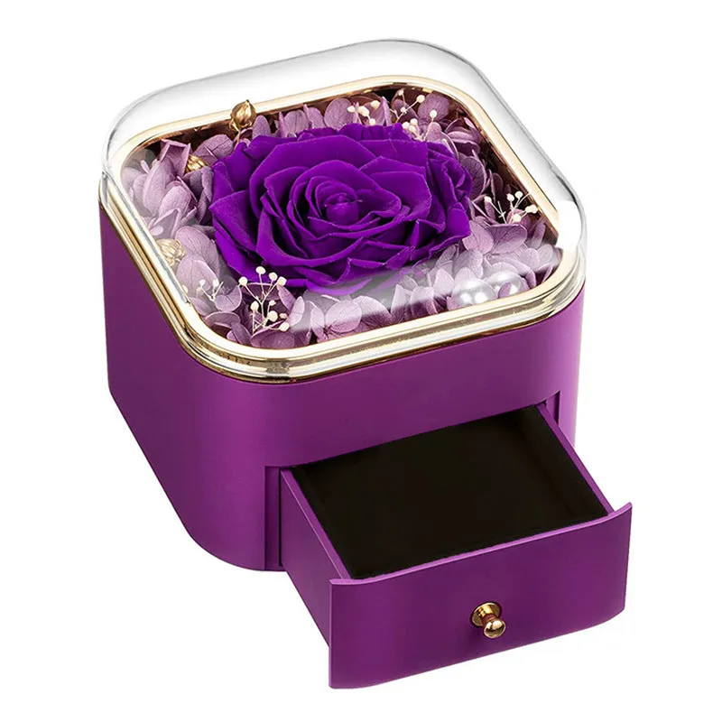 Rose Jewelry Storage Packaging Box
