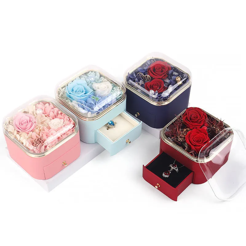 Rose Jewelry Storage Packaging Box