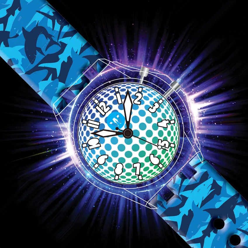 Shark Camo - Glow Light Up Watch