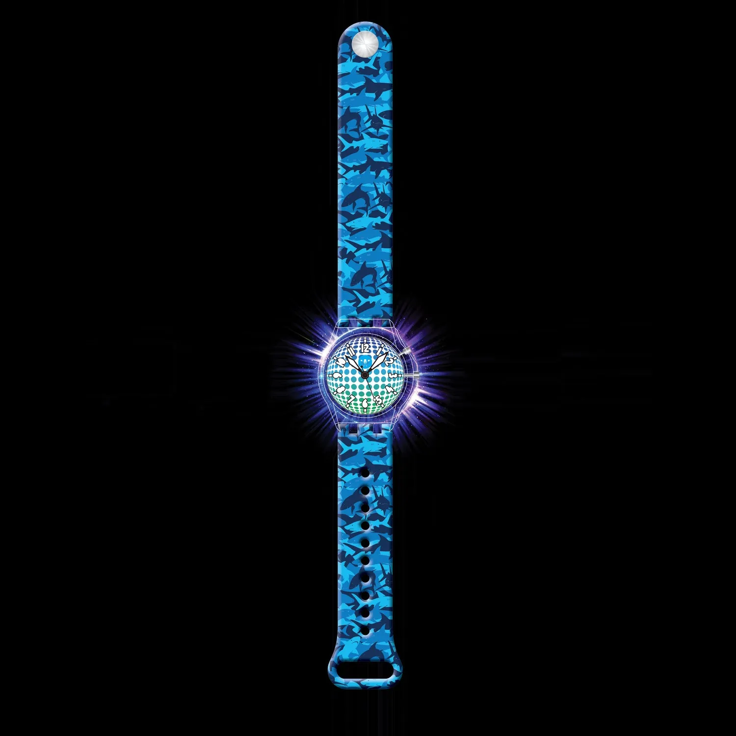 Shark Camo - Glow Light Up Watch