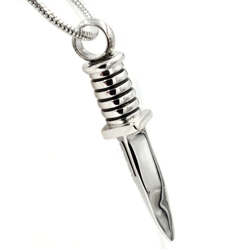 Silver Dagger Cremation Jewelry
