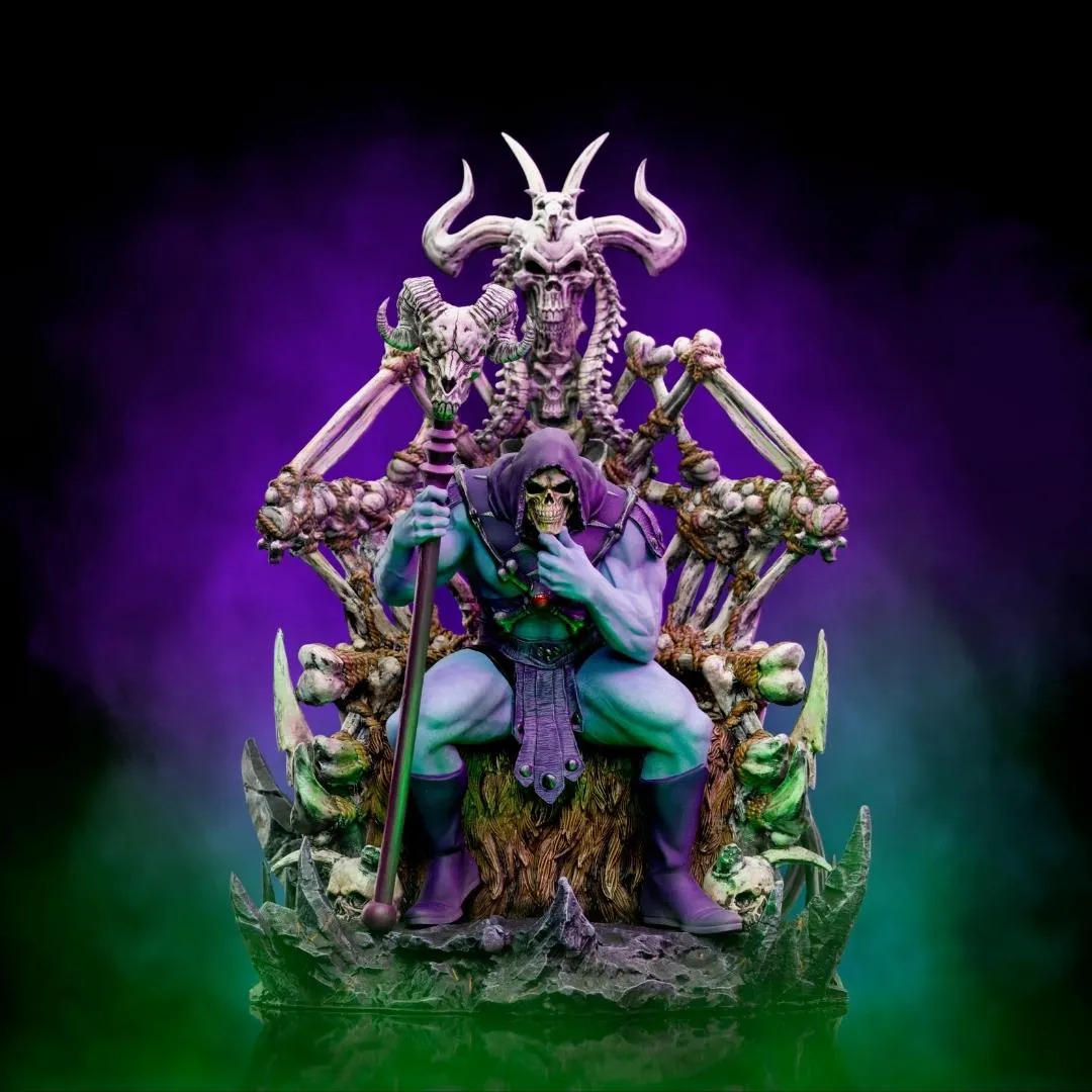 Skeletor on throne Deluxe 1/10 Art Scale by Iron Studios