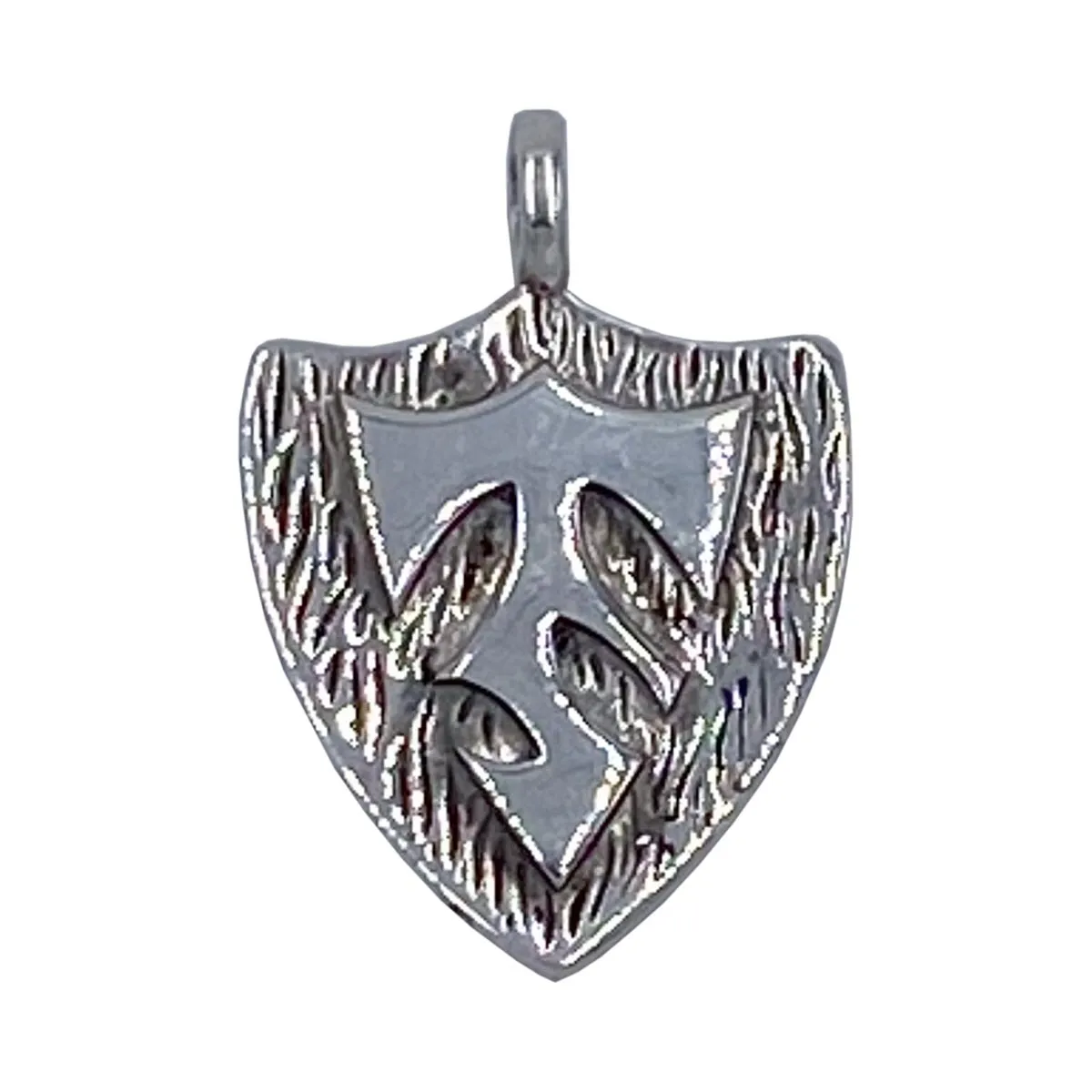 Small Phoenix on Leather Necklace