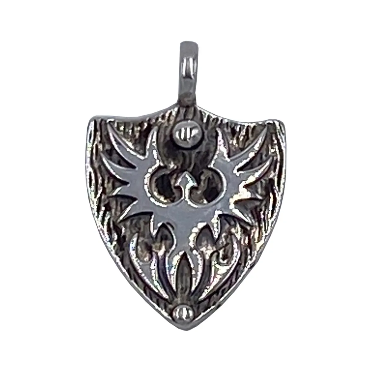 Small Phoenix on Leather Necklace