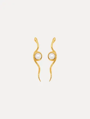 Spiral Snake Earrings