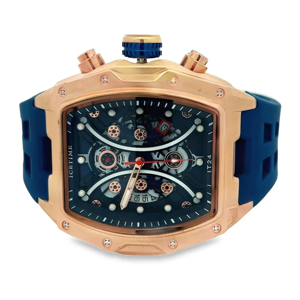 Sport Real Diamond Hip Hop Watch