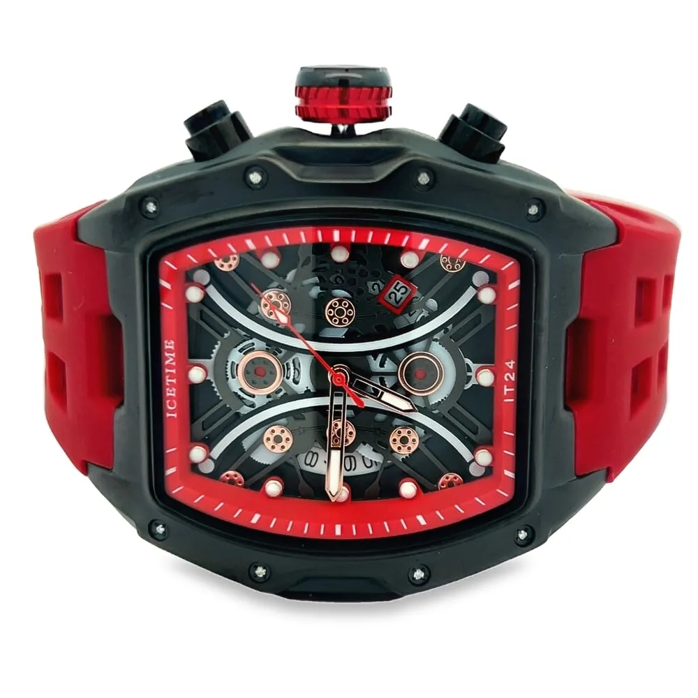 Sport Real Diamond Hip Hop Watch