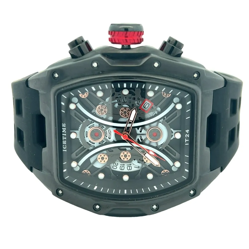 Sport Real Diamond Hip Hop Watch
