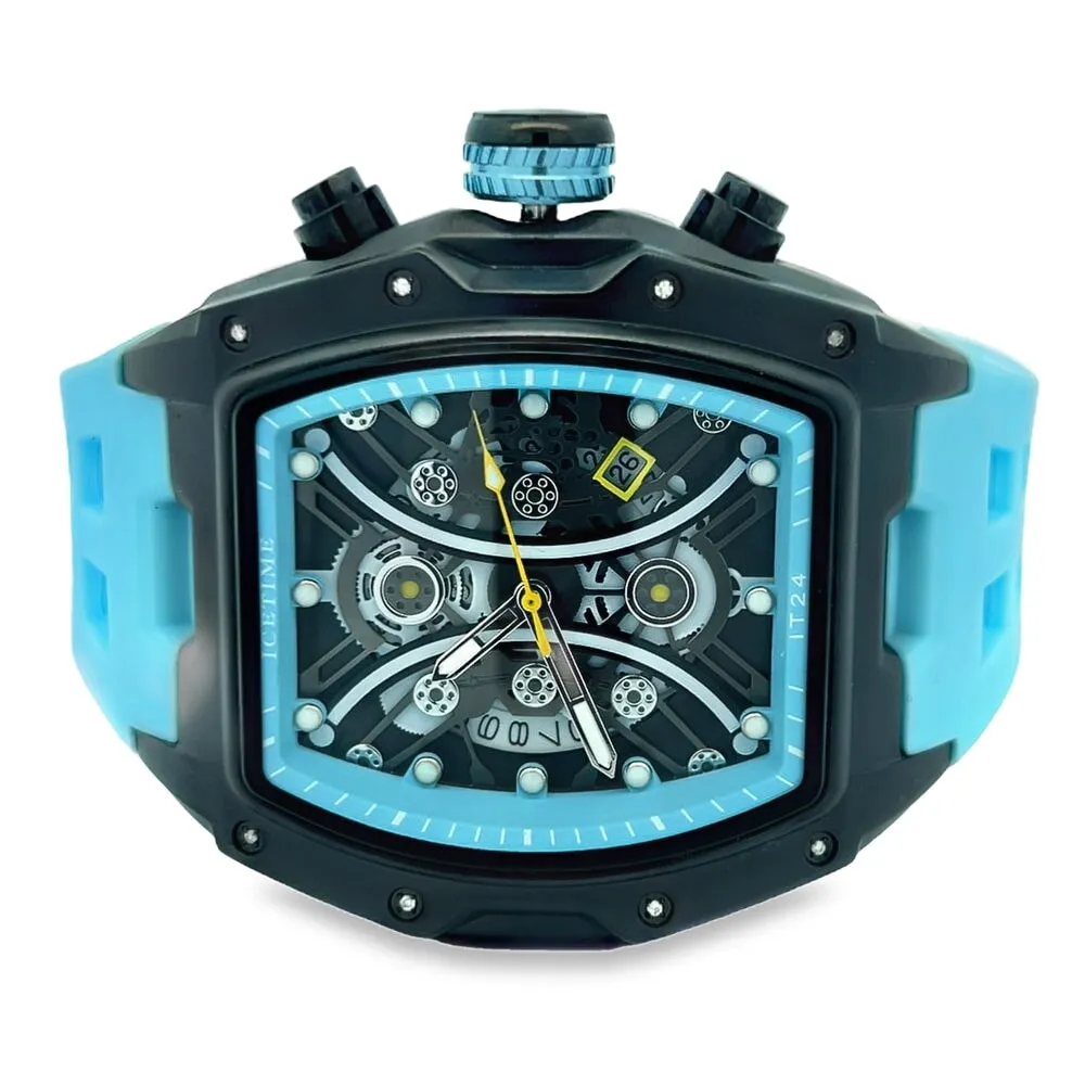 Sport Real Diamond Hip Hop Watch
