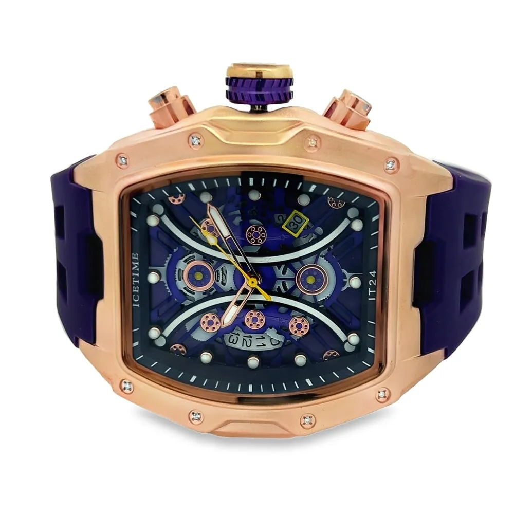 Sport Real Diamond Hip Hop Watch