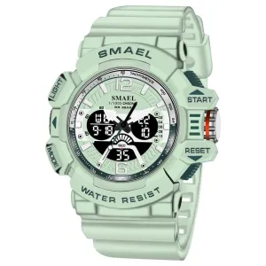Sport Watch Men 50m Waterproof Wrist Dual Time Display Multi-function Sports 8065 Digital