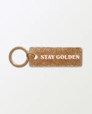 Stay Golden Keychain
