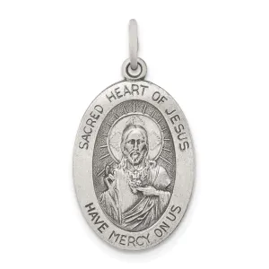 Sterling Silver Antiqued Infant of Prague Medal