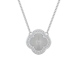 Sterling Silver CNC Clover Pendent