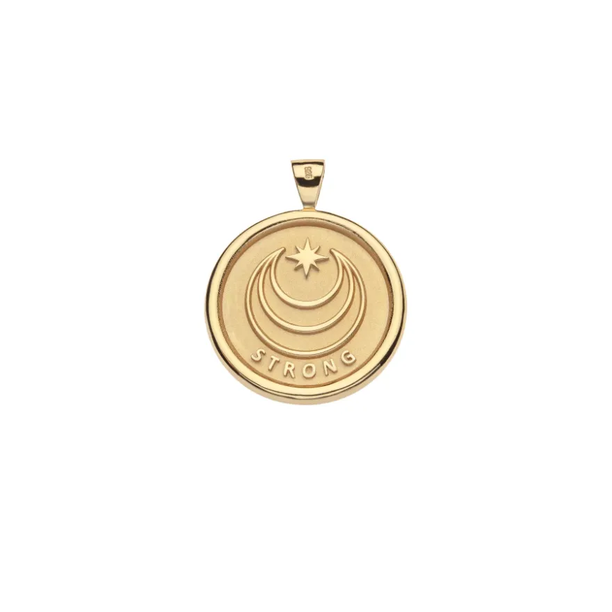 Strong JW Original Pendant Coin Necklace