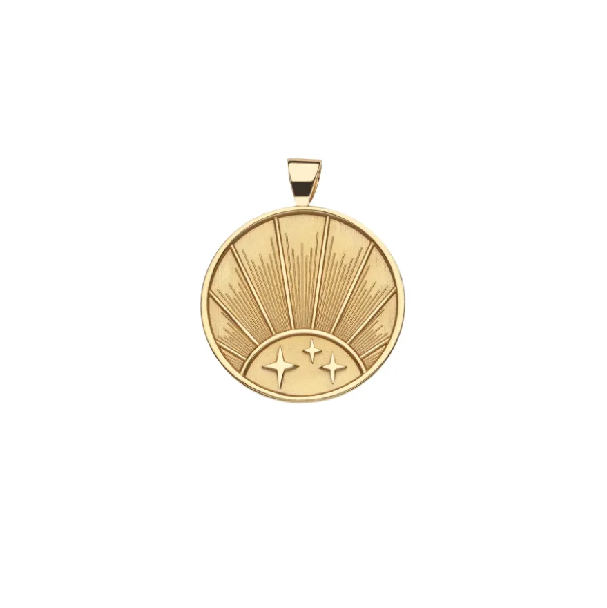 Strong JW Original Pendant Coin Necklace