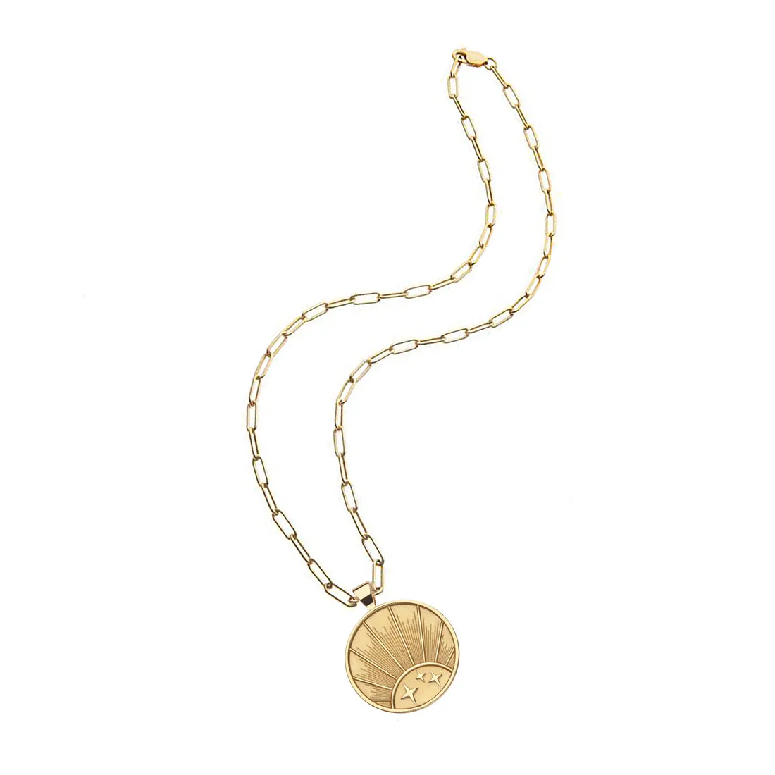 Strong JW Original Pendant Coin Necklace