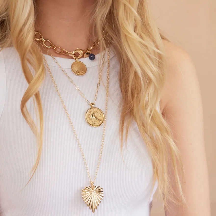 Strong JW Original Pendant Coin Necklace