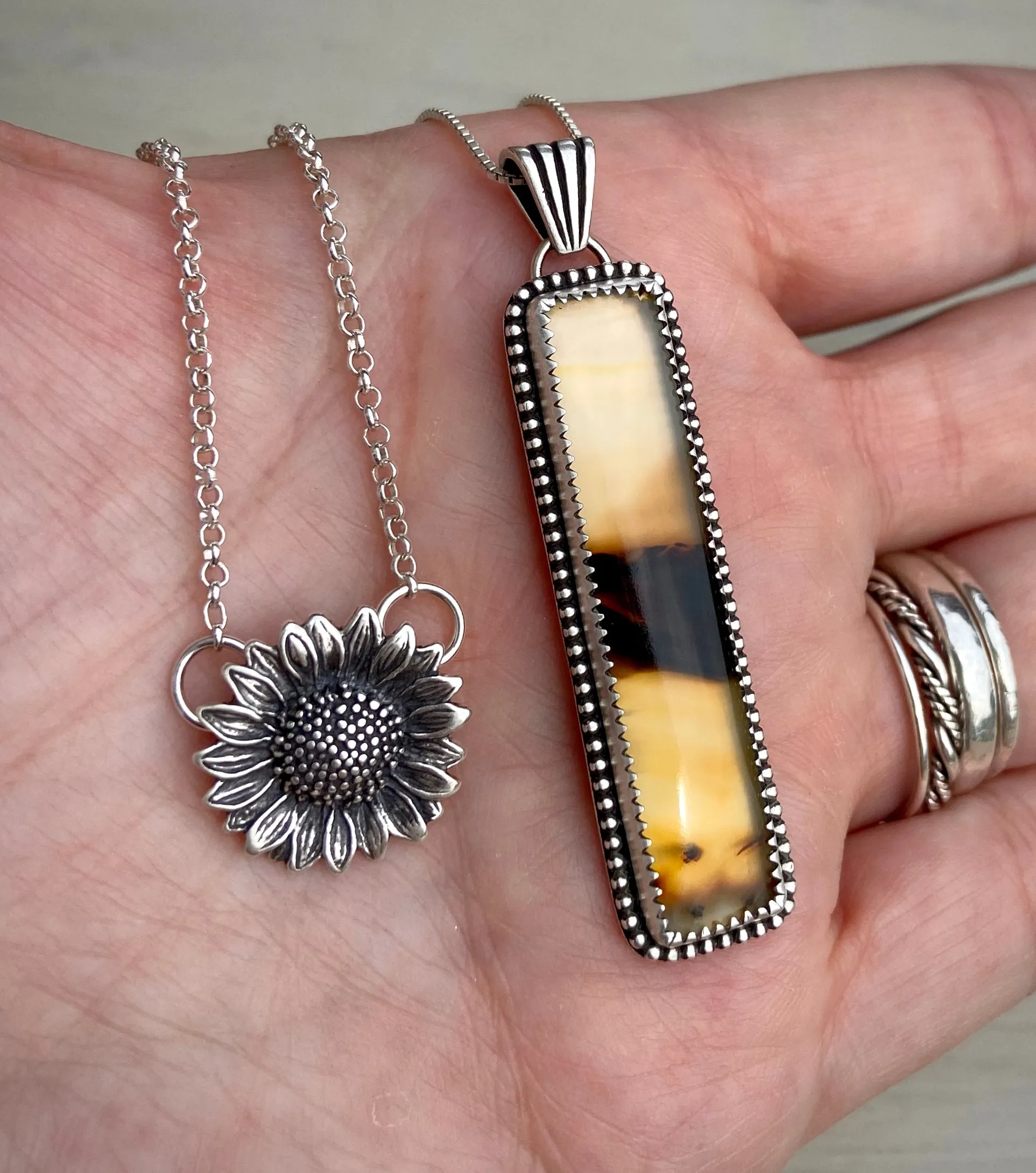 Sunflower Necklace