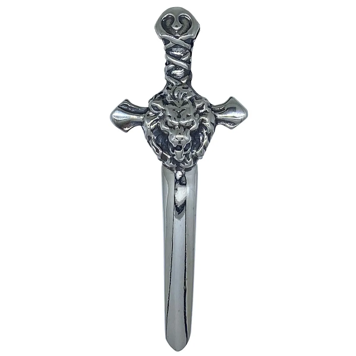 Sword of Leon on Leather Necklace
