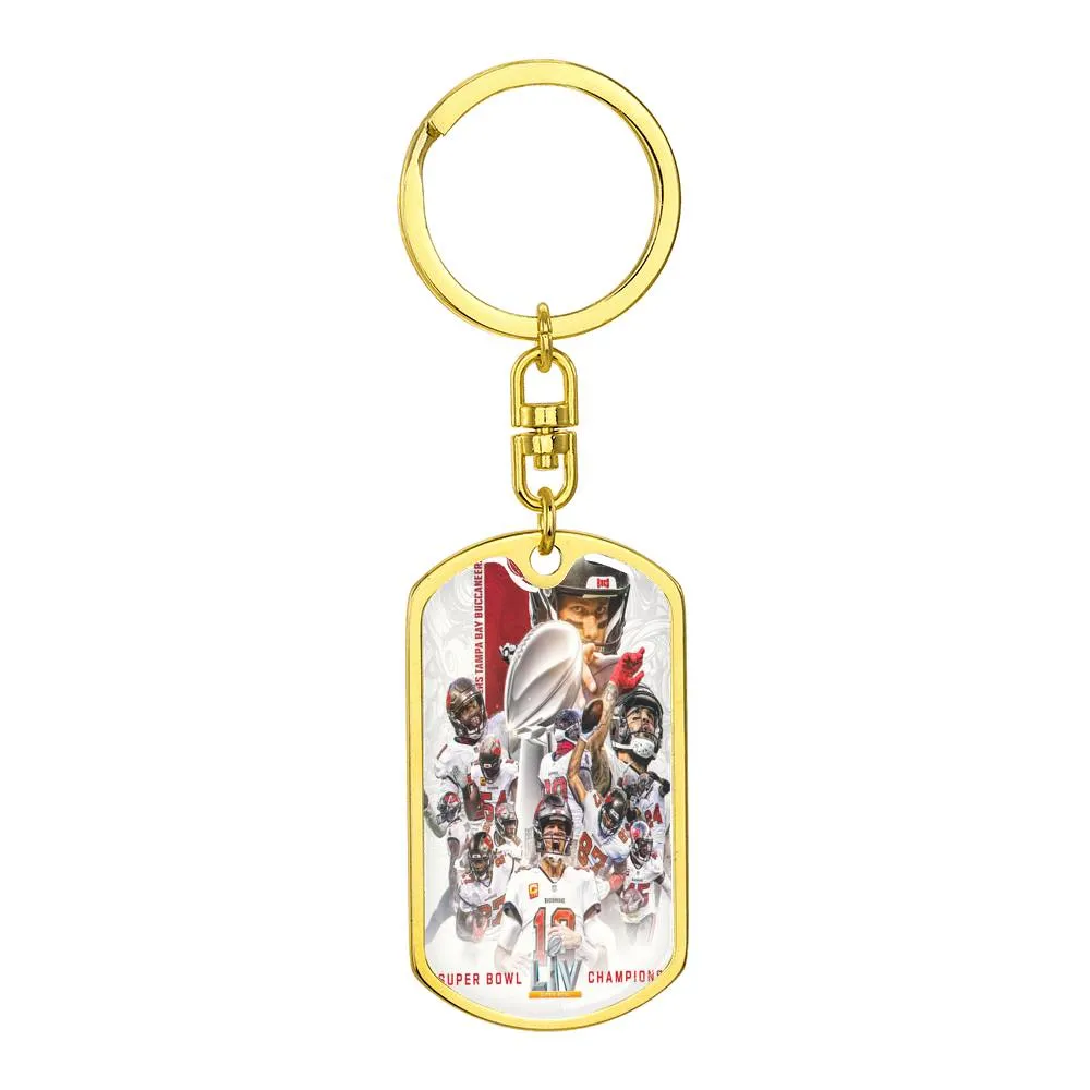 Tag Keychain- Buccaneer Team