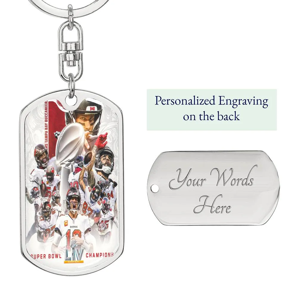 Tag Keychain- Buccaneer Team