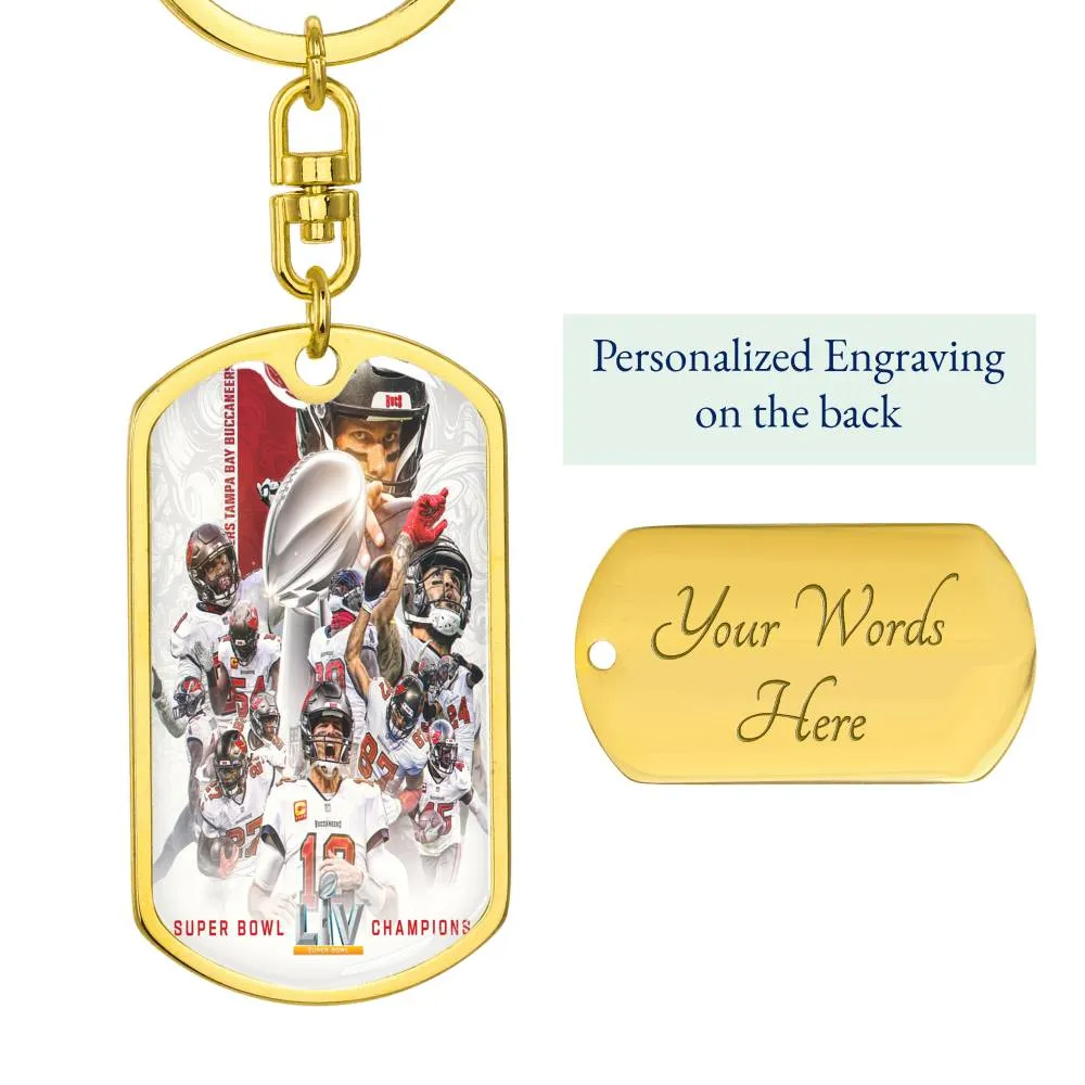 Tag Keychain- Buccaneer Team