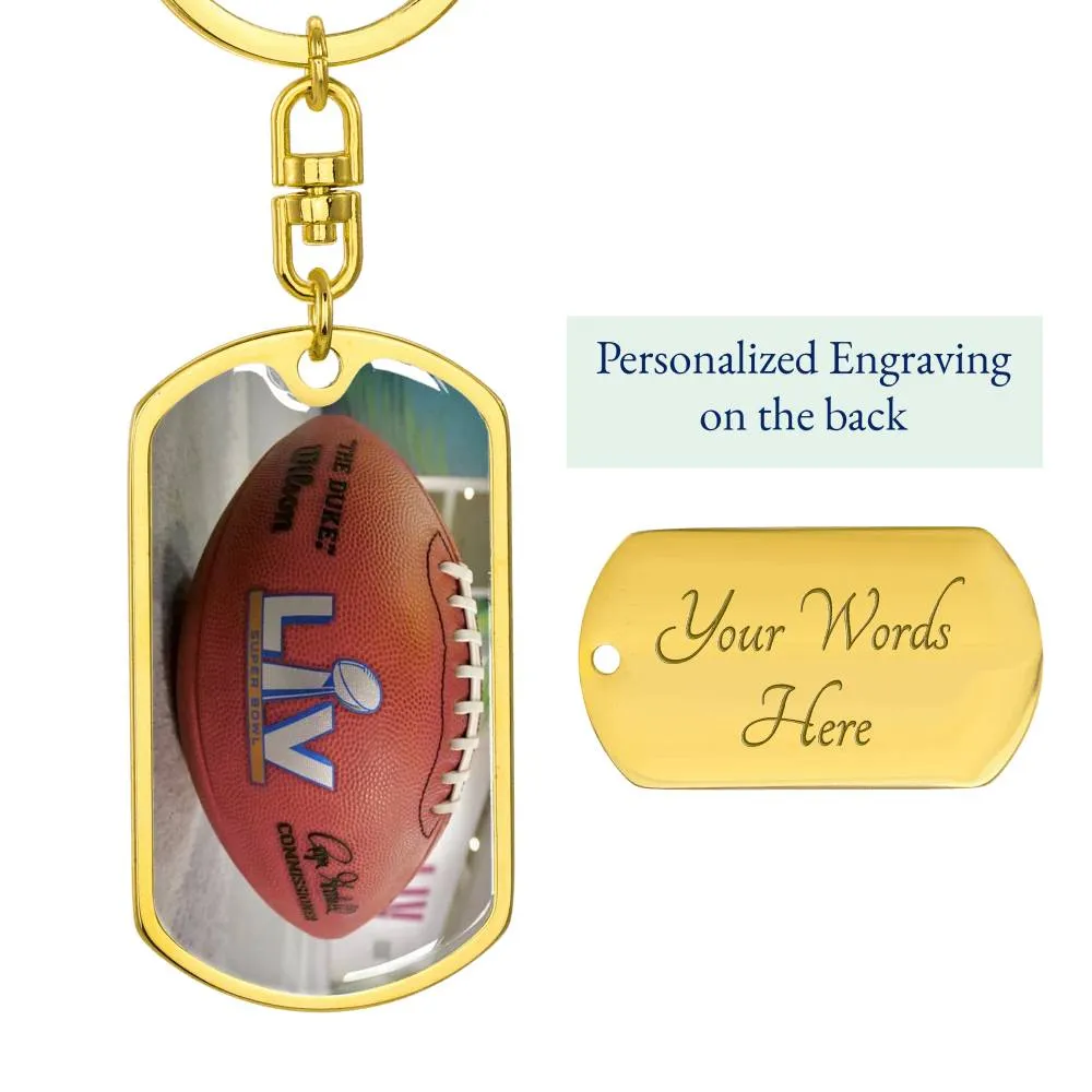 Tag Keychain- LV Football