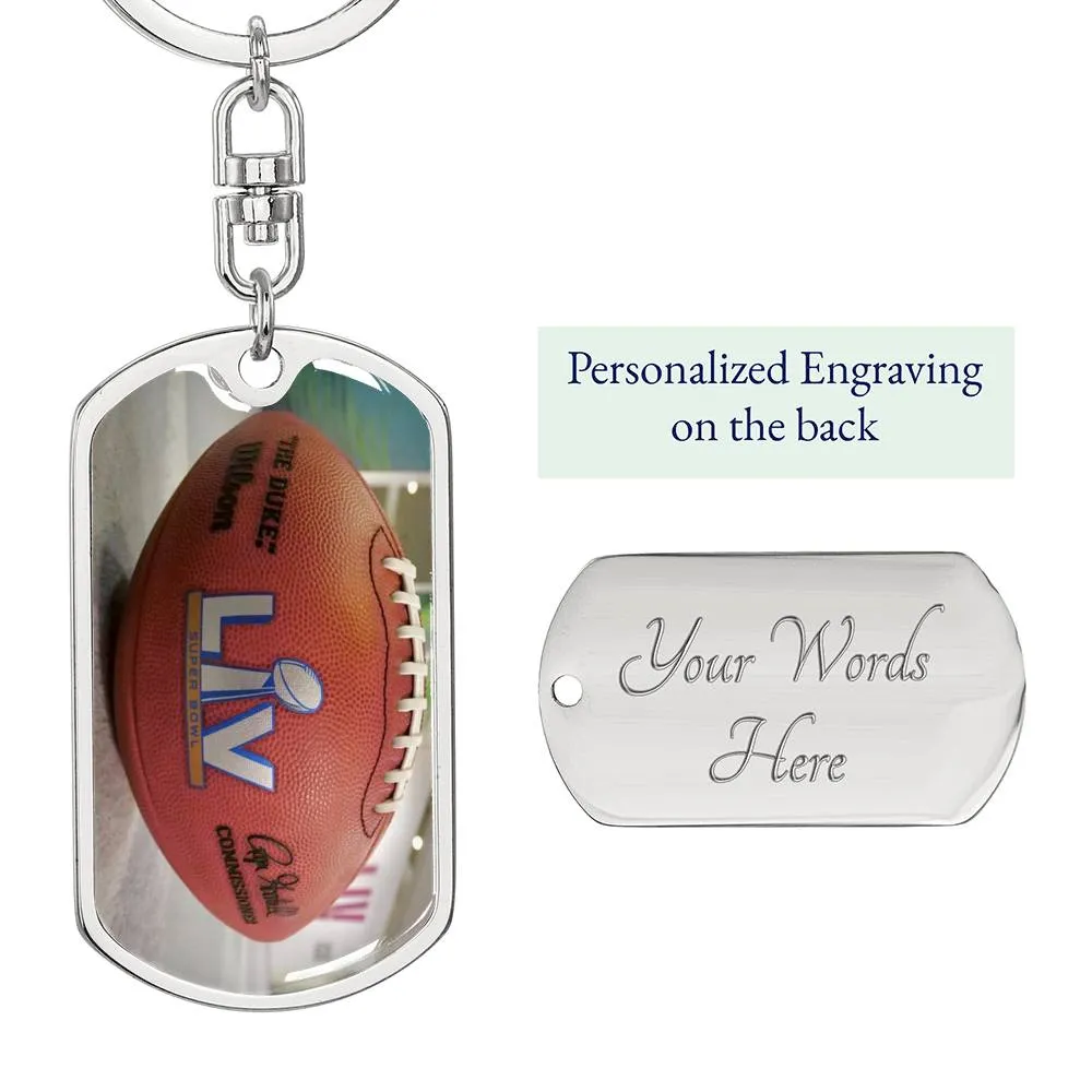 Tag Keychain- LV Football
