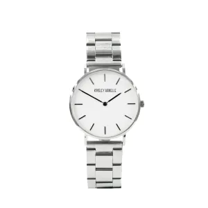 Tempus Collection - Silver Ashen Steel Watch