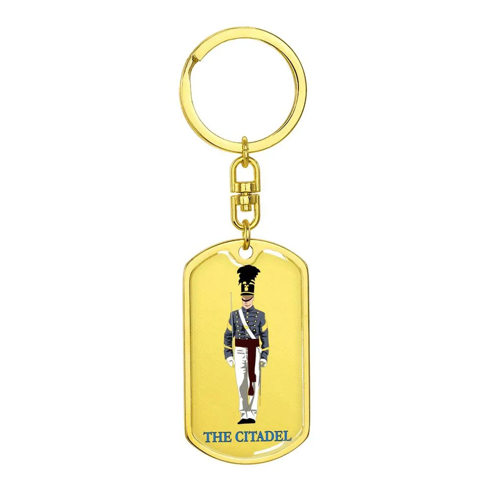 The Citadel, Cadet Inspired Engravable Keychain