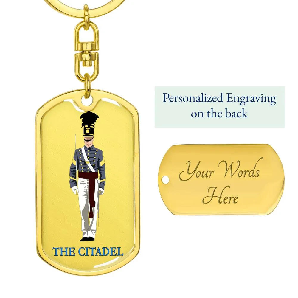 The Citadel, Cadet Inspired Engravable Keychain