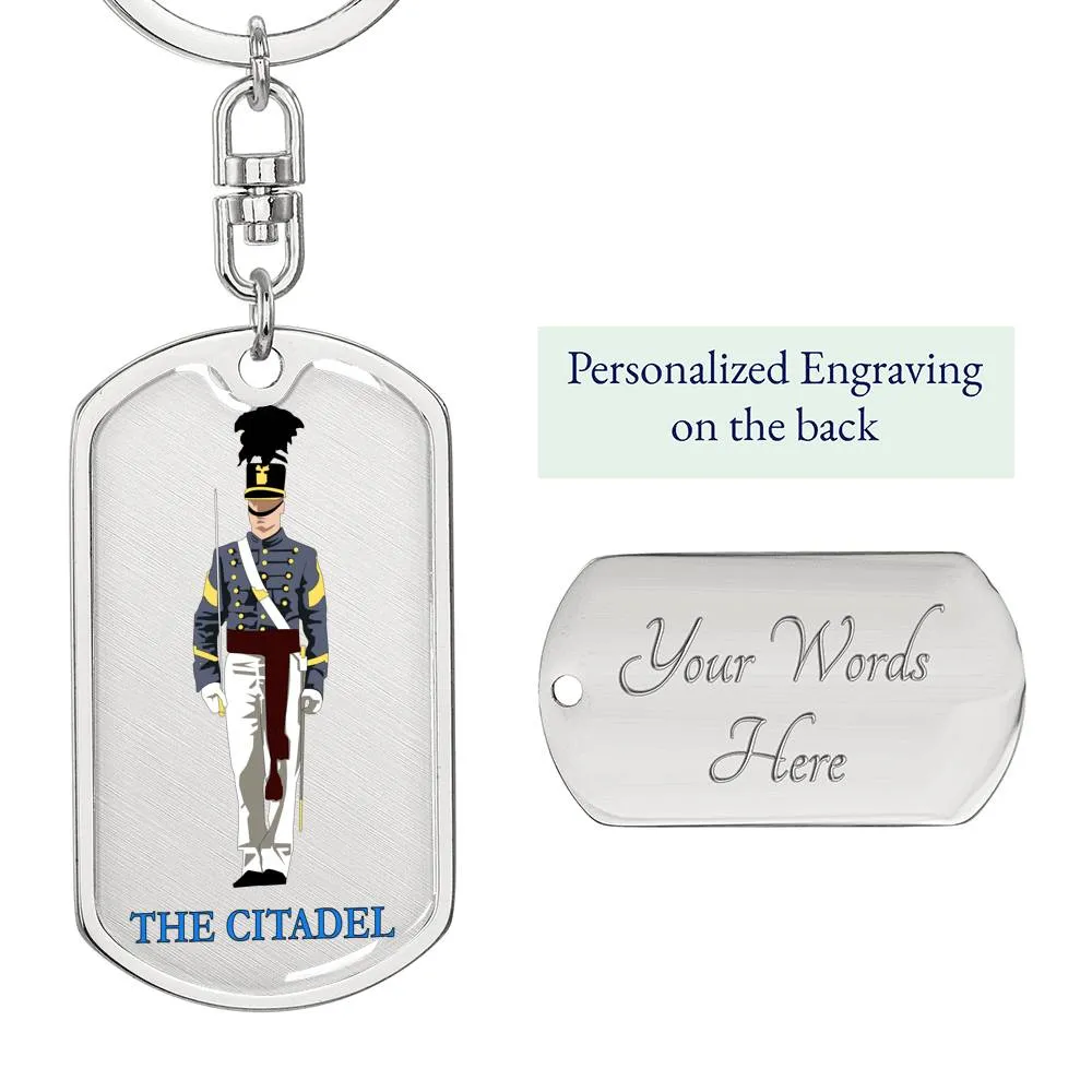 The Citadel, Cadet Inspired Engravable Keychain