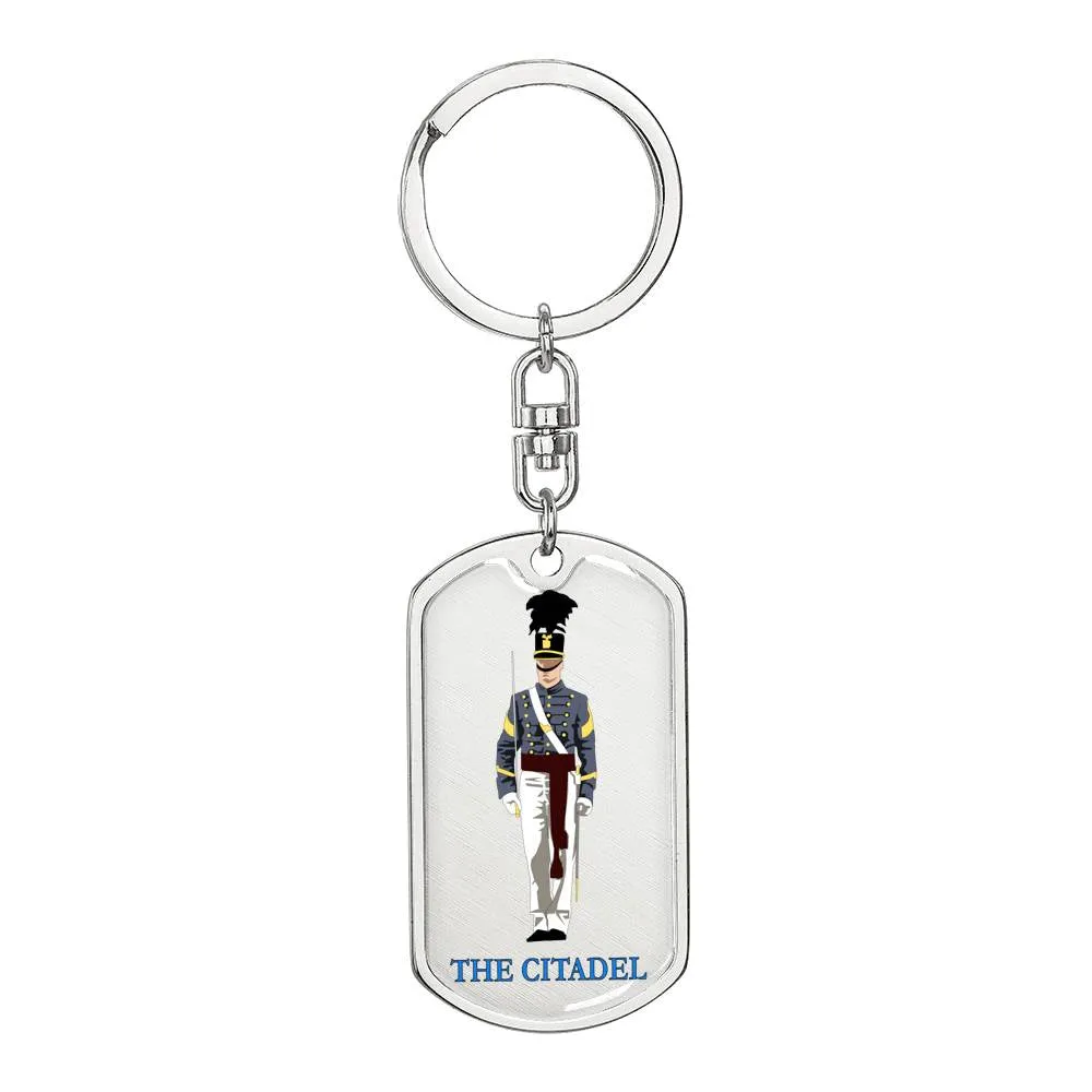 The Citadel, Cadet Inspired Engravable Keychain