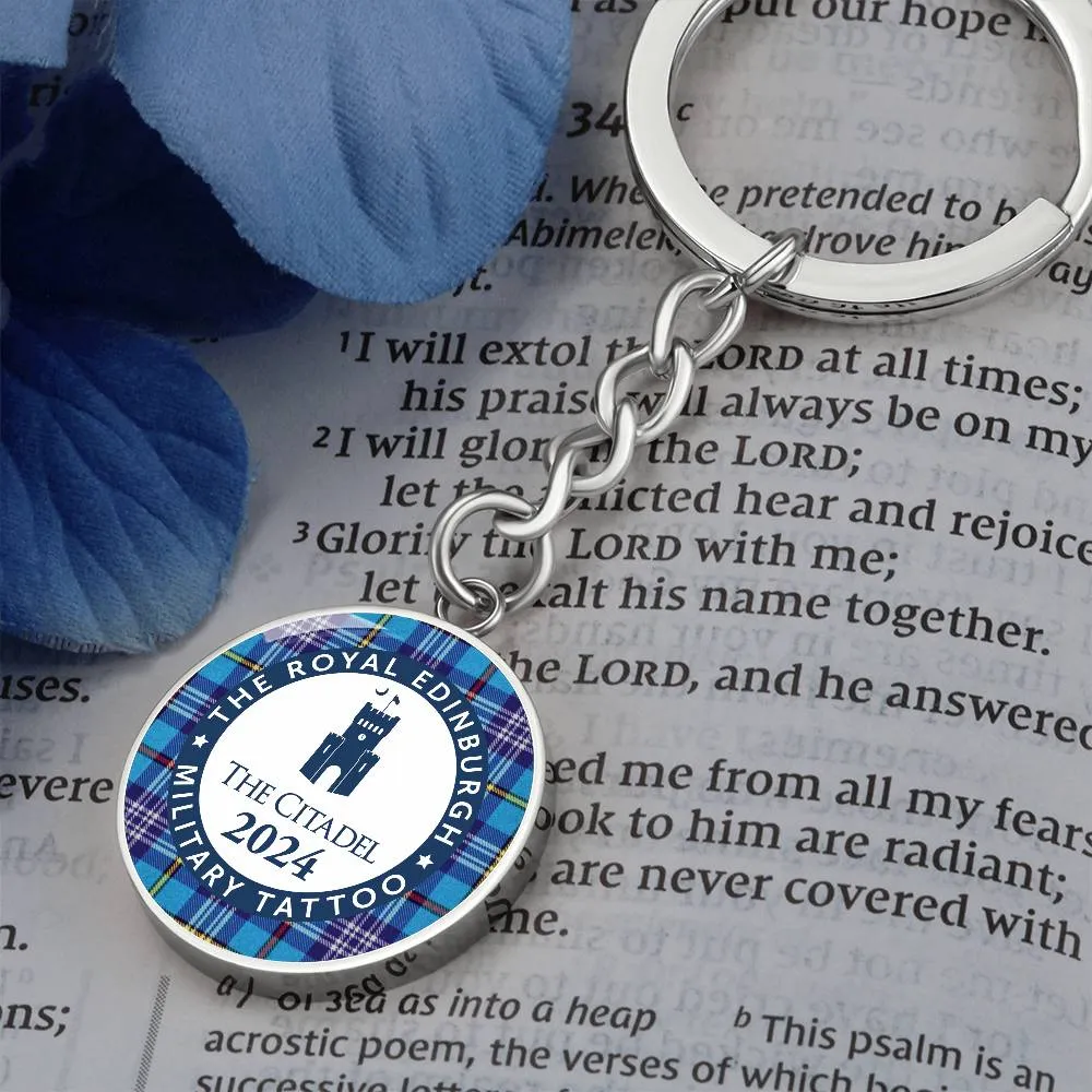 The Citadel, The Royal Edinburgh Military TATTOO 2024, Tartan, Keychain, LIMITED EDITION
