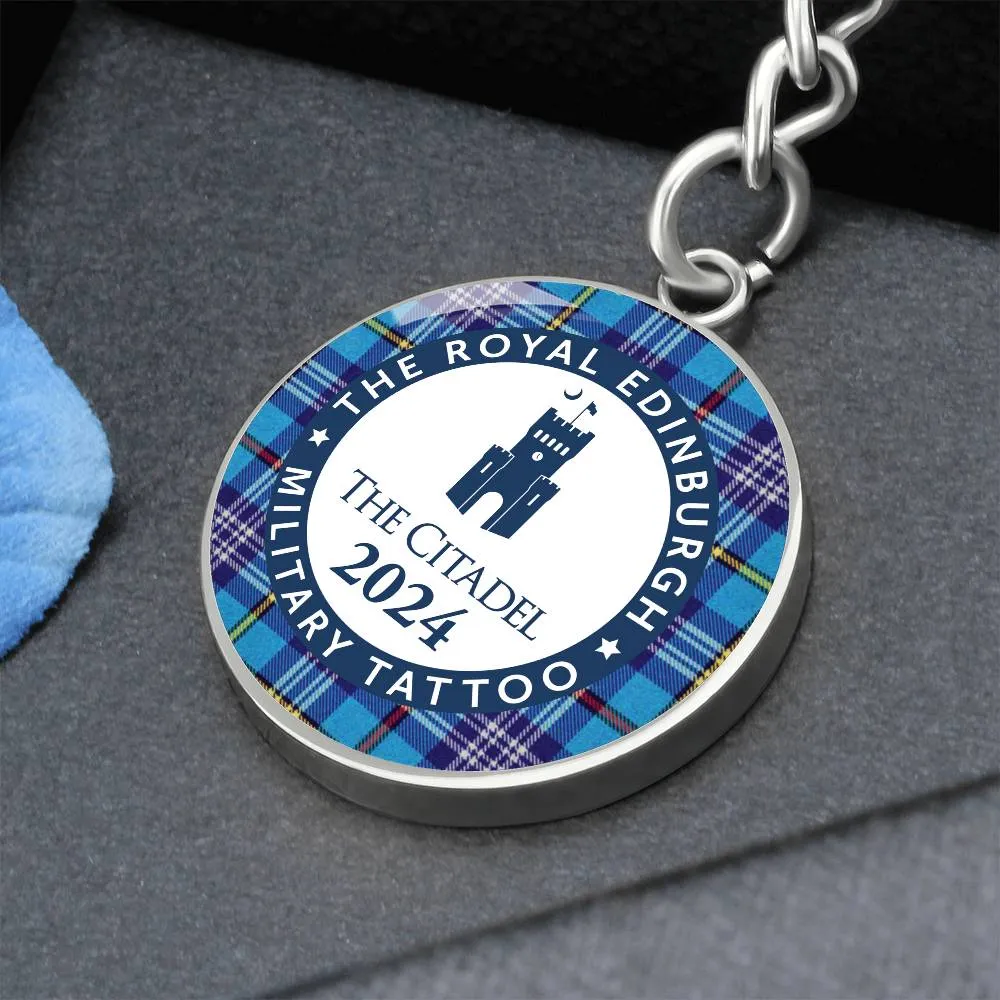 The Citadel, The Royal Edinburgh Military TATTOO 2024, Tartan, Keychain, LIMITED EDITION