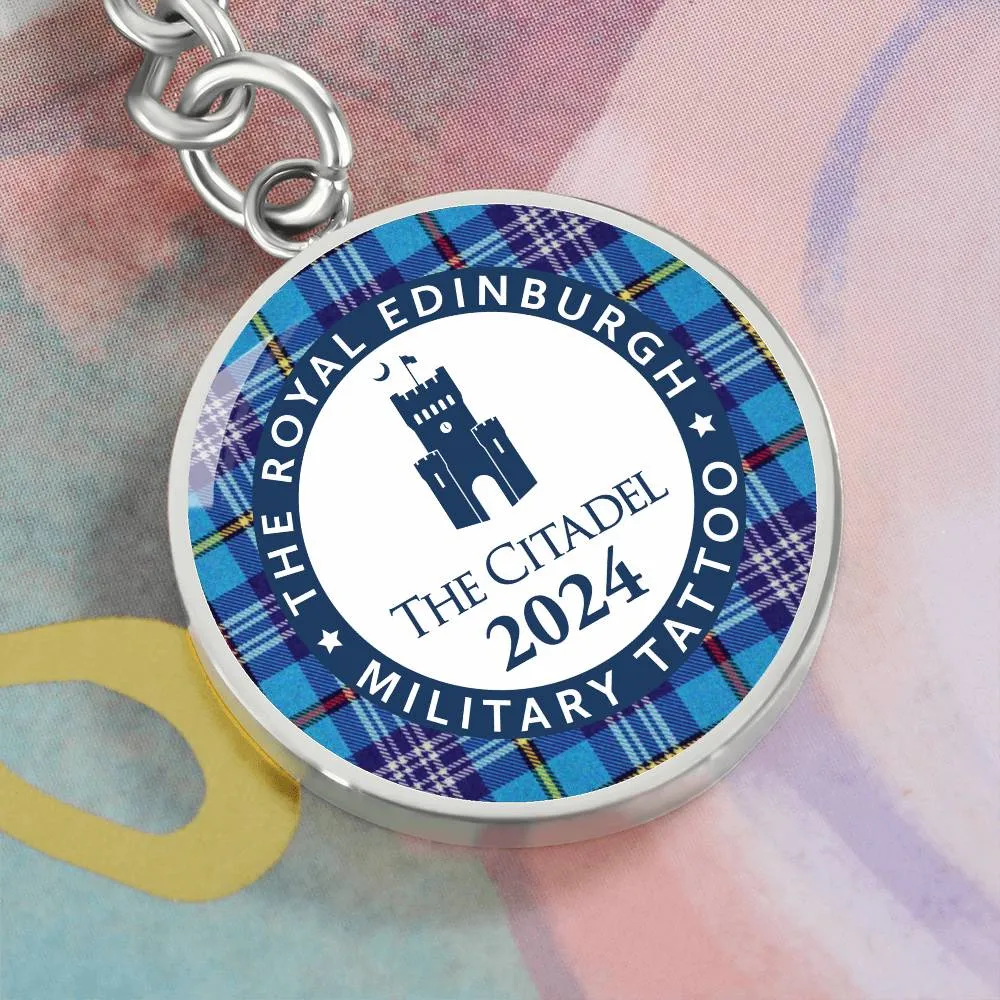 The Citadel, The Royal Edinburgh Military TATTOO 2024, Tartan, Keychain, LIMITED EDITION
